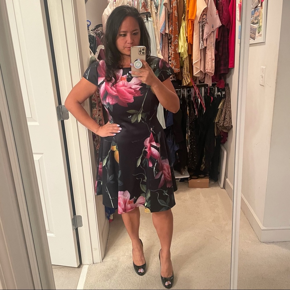 Ted Baker Printed Skater Dress